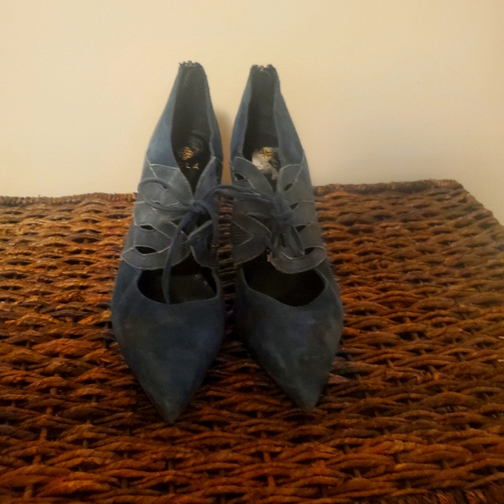 Isola Blue Suede Shoes